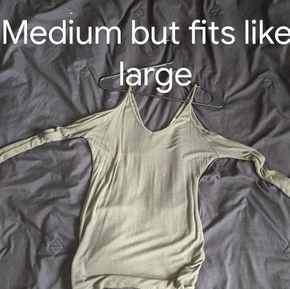 Green long sleeve shirt